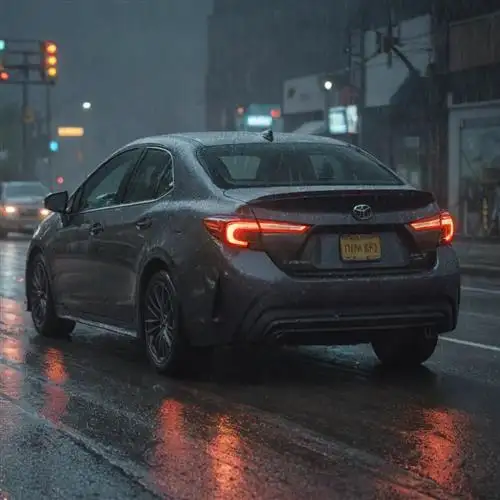 Toyota Corolla - The Corolla's cutting-edge headlights and taillights that improve visibility